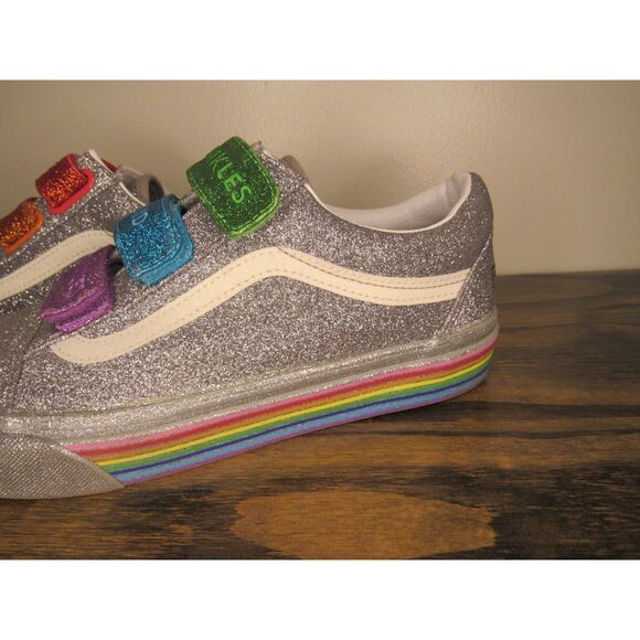 Vans Old X Flour Shop by Amirah Kassem Sprinkle and Smiles Glitter Shoes - Picture 7 of 12